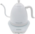 Brewista Artisan Electric Gooseneck Kettle, Water Boiler with LCD Panel, Precise Temperature Control, Fast Boiling and Keep Warm Settings for Pour-Over Coffee & Tea, Café, 1 Liter (All White)