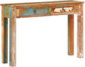 Console Table 43.3"x11.8"x29.5" Solid Wood Reclaimed End Table NightstandsSofa