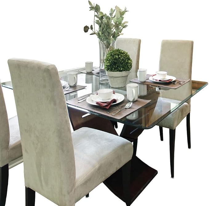 Dulles Glass 42 inch Square Glass Table Top