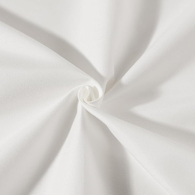 Ivory Bed Skirt King Size Ruffled Bed Skirt with Split Corners, King Bed Skirt 12 Inch Drop, King Size Bed Skirt Ivory for Ruffled Bed Skirt with Split Corners, Bed Skirt King Size