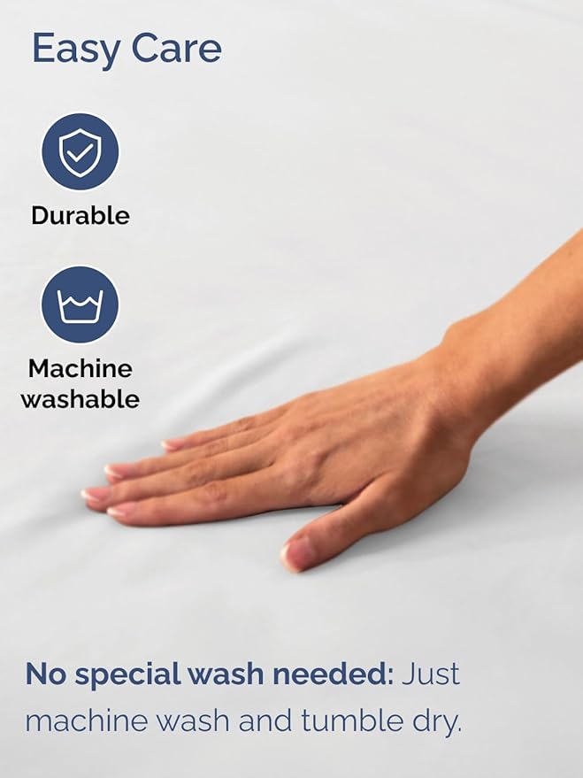 Extra Deep Cal King Fitted Sheet - Hotel Luxury Single Fitted Sheet Only - Easily Fits 18 inch to 24 inch Mattress - Ultra Soft, Wrinkle & Fade Free w/Extra Deep Pockets - Breathable & Comfy - White