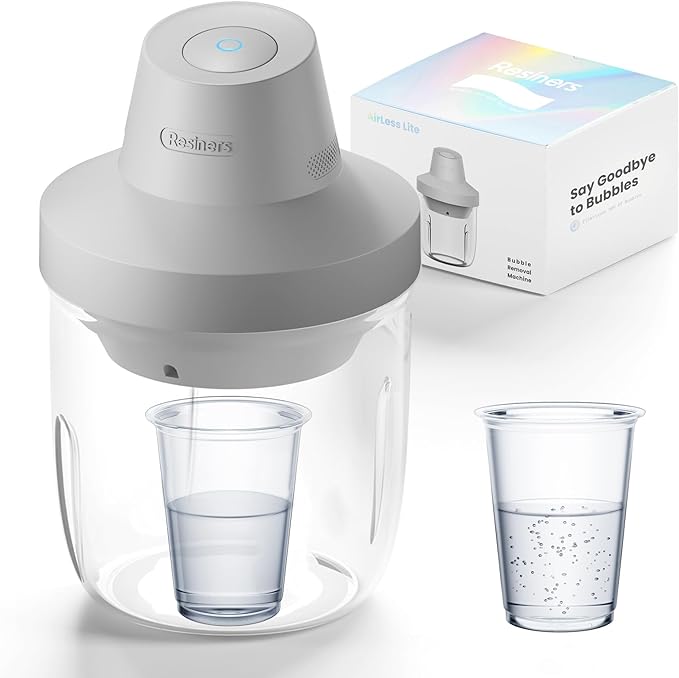 Resiners AirLess Lite Resin Bubble Remover, 95kPa Vacuum Degassing Chamber