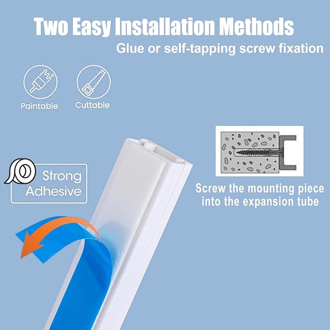 Cord Hider,315inTV Cable Management Concealer, Cord Concealer for Hide Cords Wall Mounted,Wire Covers for Cords on Wall,Cable Raceway Kit,20 x L15.75W0.95H0.55in (315in L × 0.95in W × 0.55in H)