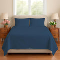 Sleeper Sofa 4 Piece Bed Sheet Set Premium Quality 100% Cotton 500 Thread Count, Smooth & Super Soft Sateen Weave, Extra Soft Bed Sheets, Wrinkle Free, 4 Inch Deep Pocket (Full, Medium)