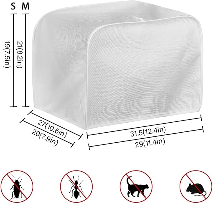 PointeDoor 2-Slice Toaster Dust Cover - Anti Fingerprint and Oil Proof - Universal Fit