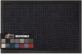 GORILLA GRIP 100% Waterproof All-Season WeatherMax Doormat, 60x24, US Designed Natural Rubber, Stain and Fade Resistant, Low Profile Indoor Outdoor Door Mats, Easy Clean Patio Mat, Midnight Maze