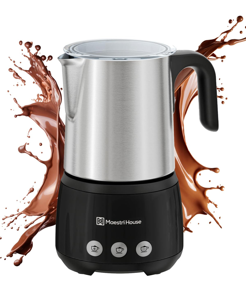 Maestri House 16.9OZ BasicFro 500 Electric Milk Steamer and Frother