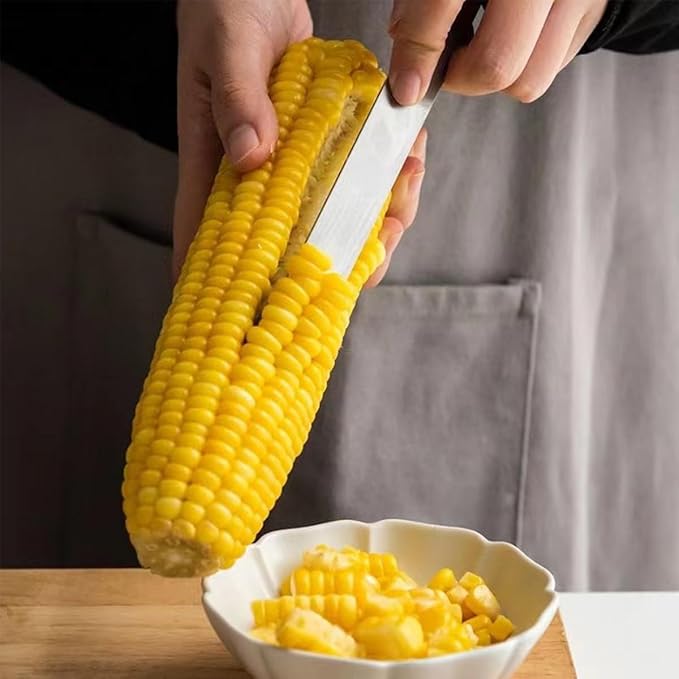 Petunny 3Pcs Corn Peeler Stainless Steel Corn Cob Stripper Tool Corn On The Cob Remover Corn Planer for Home Kitchens Restaurant Chefs