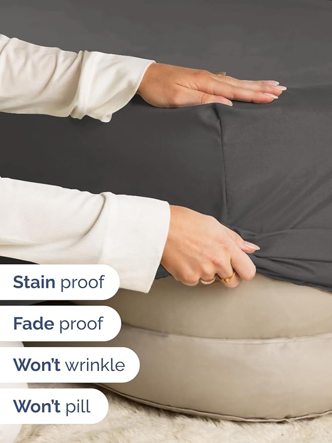 Extra Deep Queen Fitted Sheet - Hotel Luxury Single Fitted Sheet Only - Easily Fits 18 inch to 24 inch Mattress - Ultra Soft, Wrinkle & Fade Free w/Extra Deep Pockets - Breathable & Comfy - Charcoal