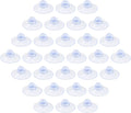 30 Pack Clear PVC Plastic Suction Cups, Anti-Collision, Transparent, Without