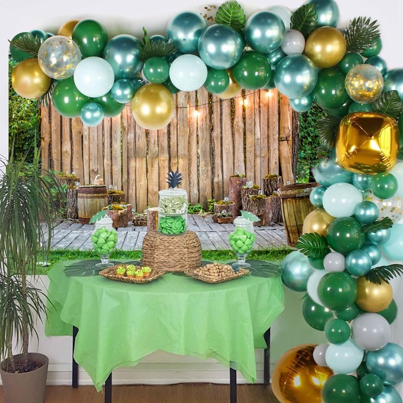 10x6.5ft Wedding Backdrop for Party Grassland Wood Decorations Fairylight Graden Wedding Outdoor Photography Background Engagement Photo Booth Birthday Baby Shower Graduation Video Shoot - size: 10x6.5ft