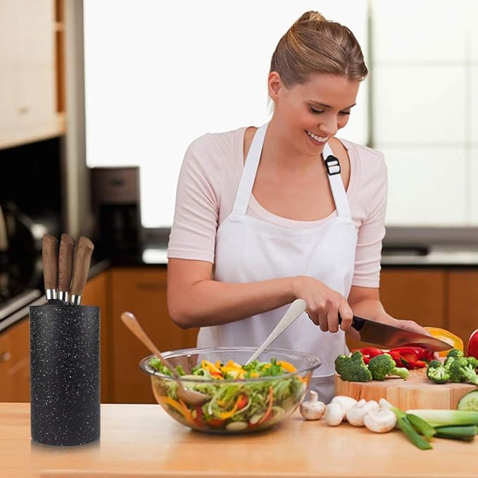 Toosbuc Universal Knife Block Without Knives for Kitchen Countertop