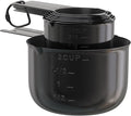Color Up Measuring Cup Set, 8 Piece – Includes 2 Cup, Black Finish, Stainless Steel, Accurate for Wet & Dry Ingredients, Embossed Markings, Easy-Pour Spouts, Dishwasher-Safe, Kitchen Essential