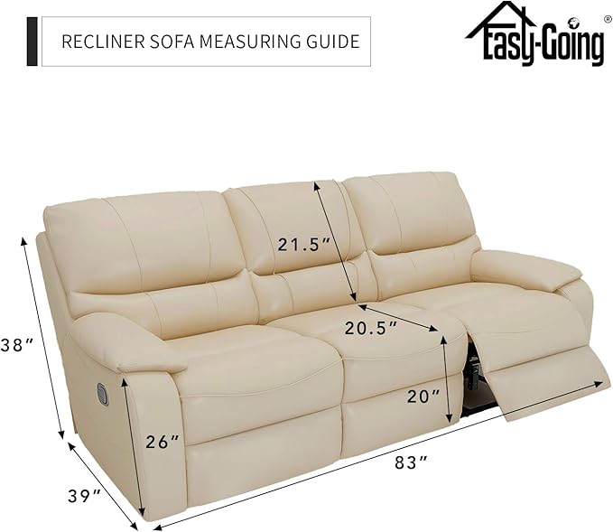 Easy-Going 8 Pieces Recliner Sofa Stretch Sofa Slipcover Sofa Cover Furniture Protector Couch Soft with Elastic Bottom Kids, Spandex Jacquard Fabric Small Checks Gray