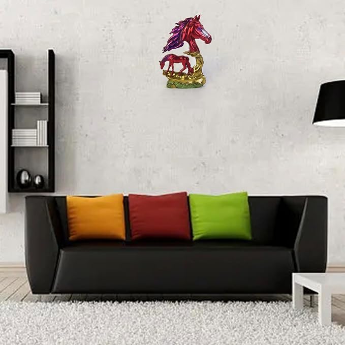 3D Horse Wolf Desktop Decoration Epoxy Resin Silicone Mold 9317+9578