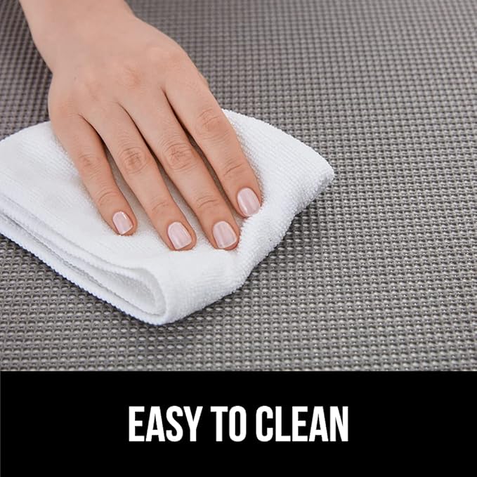 GORILLA GRIP powerGRIP Drawer Shelf and Cabinet Liner, Thick Strong Hold, Non-Adhesive Liners Protect Kitchen Cabinets and Cupboard, Bathroom Drawers, Easy Install, Breathable Mat, 24" x20' Snow White