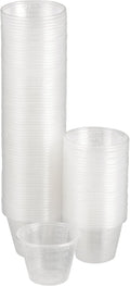 McKesson Medicine Cups, Small, Clear, Mixing, Resin, 1 oz, 30 mL, 5000 ct