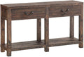 Modus Furniture Craster Reclaimed Wood Console Table, Smokey Taupe