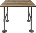 Restore by Pipe DÉCOR Wood End Table 22 in. x 18 in. x 20.88 in. Reclaimed