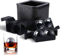Skull 3D Ice Ball Maker - Large Crystal Clear Ice Cube Tray - Whiskey Bourbon Cocktails