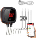 INKBIRD Bluetooth Digital Wireless Food Meat Thermometer IBT-4XS, 4 Probes