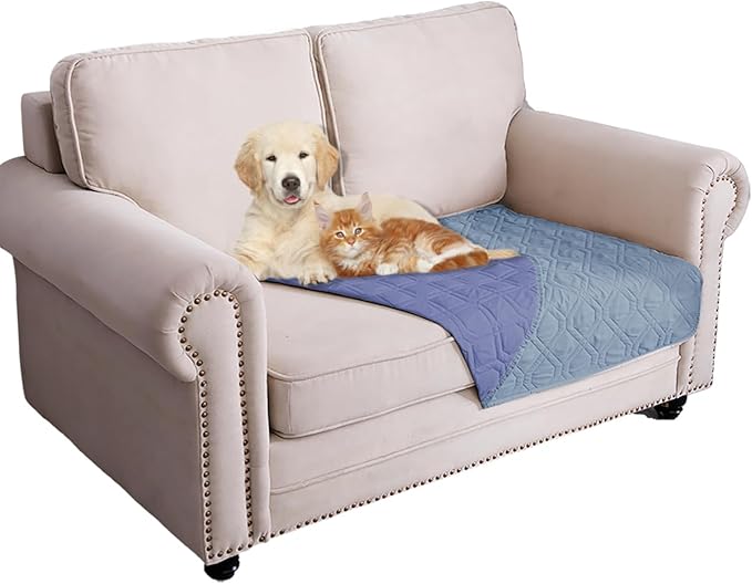 Ameritex Waterproof Dog Bed Cover Pet Blanket for Furniture Bed Couch Sofa Reversible