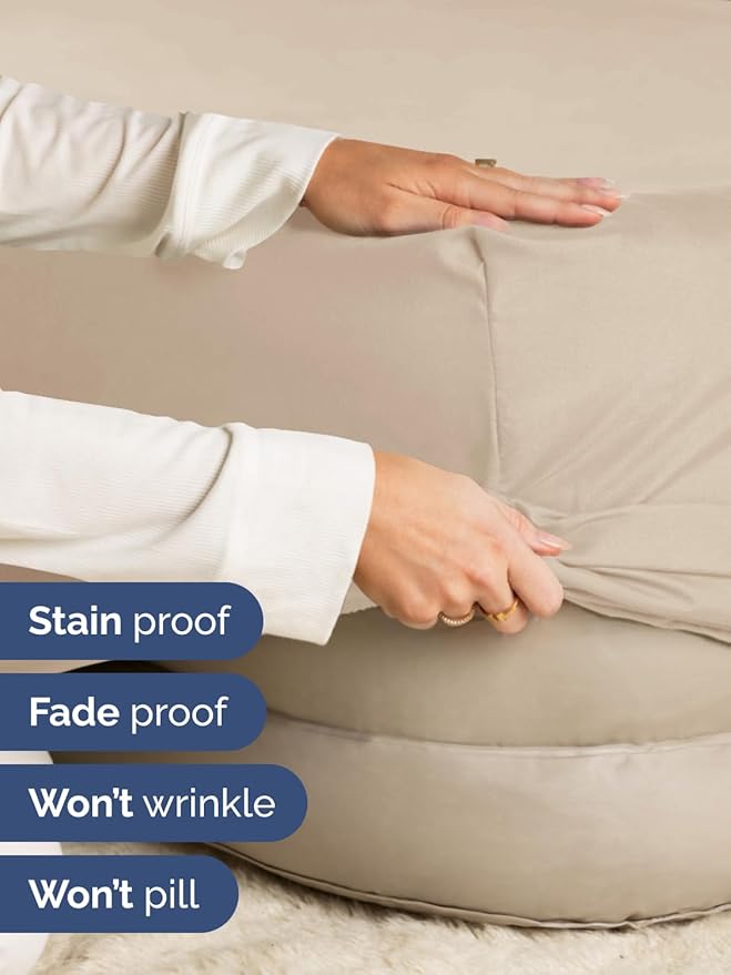 Extra Deep King Fitted Sheet - Hotel Luxury Single Fitted Sheet Only - Easily Fits 18 inch to 24 inch Mattress - Ultra Soft, Wrinkle Free w/Extra Deep Pockets - Easy-Care, Breathable & Comfy - Cream