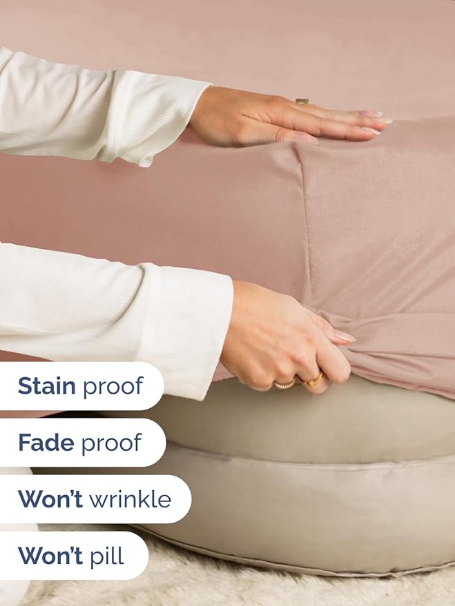 Extra Deep Twin XL Fitted Sheet - Hotel Luxury Single Fitted Sheet Only - Easily Fits 18 inch to 24 inch Mattress - Ultra Soft, Wrinkle & Fade Free w/Extra Deep Pockets - Breathable & Comfy - Mauve