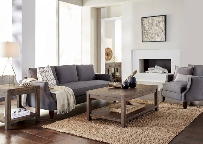 Modus Furniture Craster Reclaimed Wood Console Table, Smokey Taupe