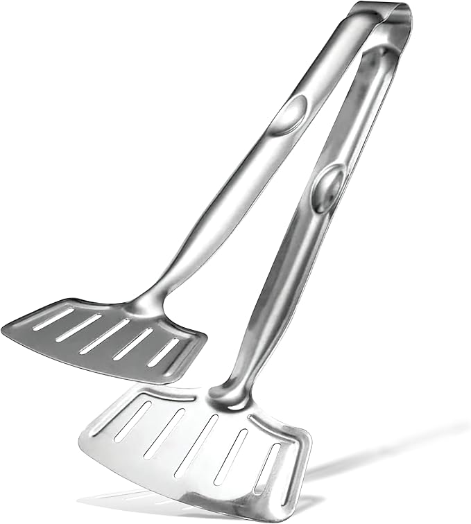 Kitchen Discovery Spatula Tongs for Flipping, 1 piece