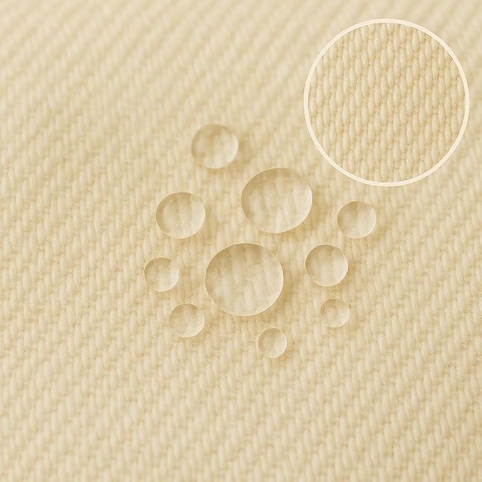 Organic Cotton Crib Mattress Protector (Water-Resistant) - Breathable Fitted Liner Pad, GOTS-Certified, Hypoallergenic, Made in USA – Mini-Sleeper 31" x 18" - Pack of 2
