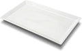 MIECOO Large Serving Platter, 18.5" x 11.5" White Porcelain Serving Tray
