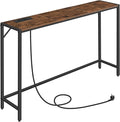 MAHANCRIS Console Table, Narrow Sofa Table, 43.3” Entrance Table