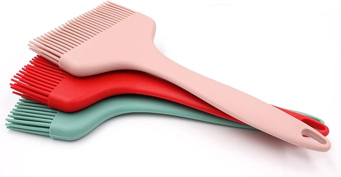 WARMBUY Silicone Pastry Brushes Basting Brushes for Baking and Cooking, 3 Pack