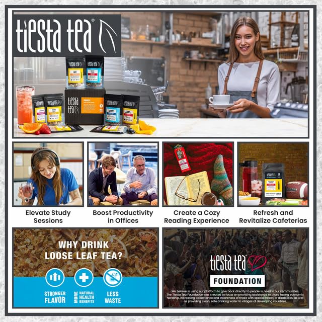 Tiesta Tea - Black Sampler Dry Flight Set, Loose Leaf, High Caffeine