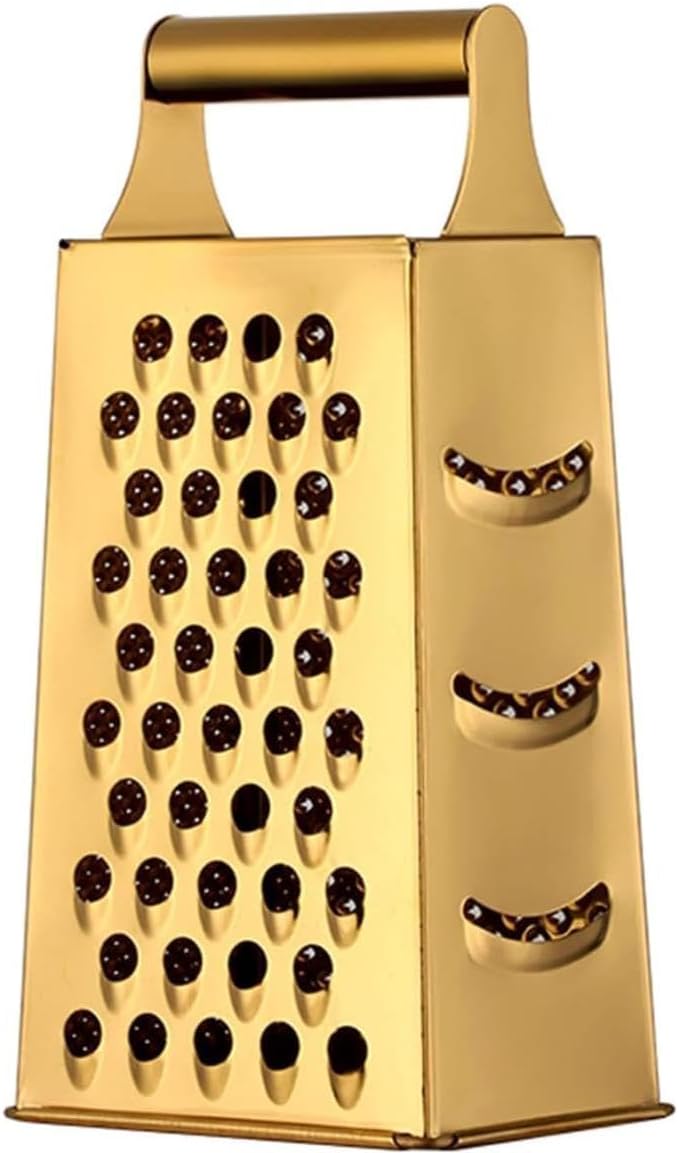 Guiyal Stainless Steel 4 Sides Multifunctional Grater Slicer with Handle