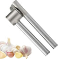 COO KORA Heavy Duty Garlic Press, Handheld Garlic Mincer, 304 Stainless Steel Garlic Press, Ergonomic, Durable, No Hand Odor, Just Put It in the Bowl, Dishwasher Safe