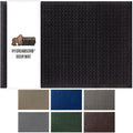 GORILLA GRIP Front Door Mat, 47x35, Indoor Outdoor Ultra Absorbent HydroAbsorb Doormat, Absorbs Up to 6 Cups of Water, Stain and Fade Resistant, Rubber Backing Doormats, Captures Dirt, Black