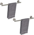 TocTen Bath Towel Bar - 2 Pack Thicken SUS304 Stainless Steel Towel Rack for Bathroom, Bathroom Hardware Accessories Towel Rod Heavy Duty Wall Mounted Towel Holder (16 Inch, Brushed Nickel)