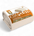 Drop Cloth for Painting (12X15 ft, 1 Pack) Washable and Reusable Canvas Fabric for Furniture & Floor Protection Highly Absorbent Paint Cover - Duck Dropcloth for Outdoor and Indoor use