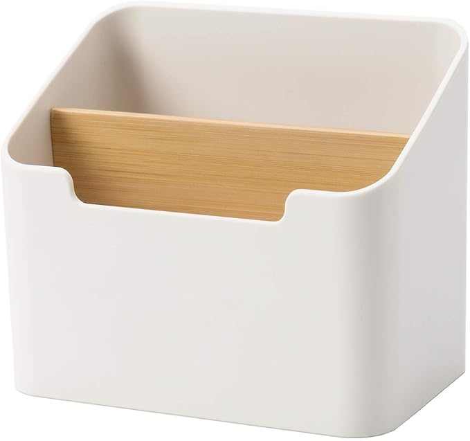 Poeland Remote Control Holder Desk Storage Organizer Box Container for Desk, Office Supplies, Home