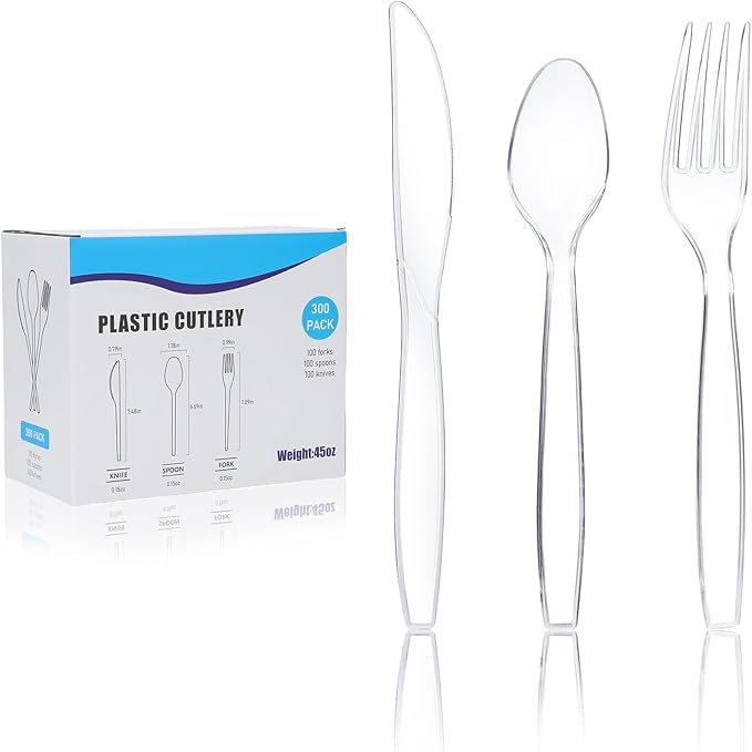 300 Count Plastic Silverware