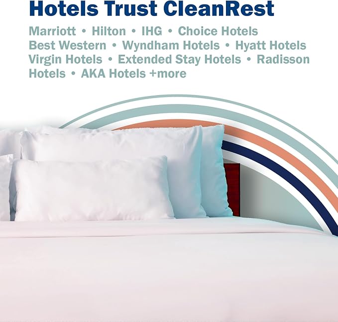 CleanRest PRO Box Spring Encasement - Ultimate Defense Against Allergens, Dust Mites, and More - Water Resistant, MicronOne Allergen Barrier, Zip-N-Click (Queen)
