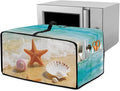 Air Fryer Toaster Oven Dust Cover Countertop Microwave Dust Cover Protector, Compatible with Convection Oven, L, 18.5 x 22.5 x 13 Inches, Beach Starfish Sea Shell