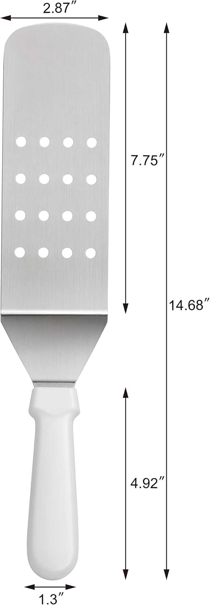 New Star Foodservice 14.5 Inch Perforated Flexible Grill Turner