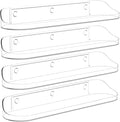 SpaceWhisper Floating Shelves for Wall, Living Room, Display Hanging Shelf