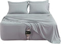 Queen Sheet Set for Air Mattress, 6 Piece Air Bed Sheets Set with 18-24 Inches Extra Deep Pocket, Soft & Breathable Inflatable Bed Sheet Set with Flat Sheet, Fitted Sheet and Pillowcases, Grey