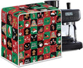 Coffee Maker Cover, Christmas Holiday Coffee Dust Cover Washable Removable Mixer Appliance Protector