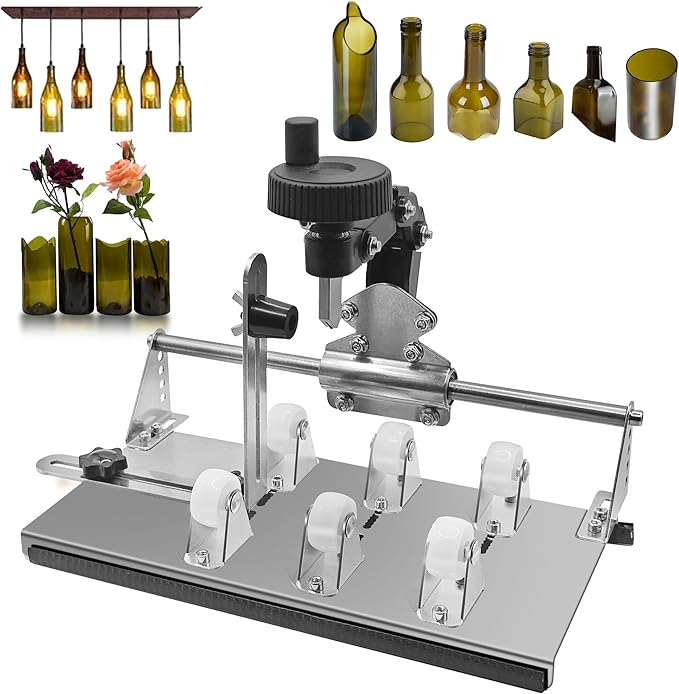 Smasener Glass Bottle Cutter, Suitable for Round and Square Bottles [S-201]