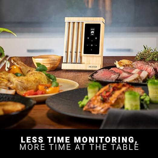 MEATER Pro XL WiFi & Bluetooth Meat Thermometer, 4-Probe, 1000°F, Accurate